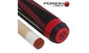 Кий Poison VX⁴ Jump Red and Black GTX™ Grip 2PC Пул 7,5oz