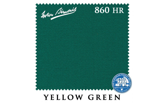 Сукно Iwan Simonis 860HR 198см Yellow Green