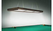 Лампа Evolution 3 секции ПВХ (ширина 600) (Пленка ПВХ Шелк Зебрано,фурнитура хром)