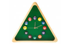 Часы настенные "Треугольник" (дуб) 40 см х 35 см, деревянные