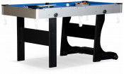 Складной бильярдный стол для пула "Team I" 5 ф (черный) ЛДСП